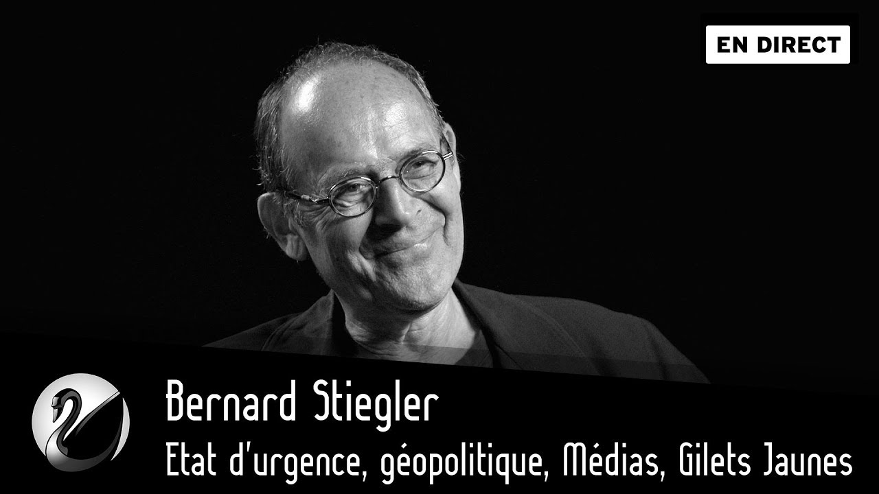 Bernard Stiegler : Etat d’urgence, géopolitique, Médias, Gilets Jaunes - podcast episode cover